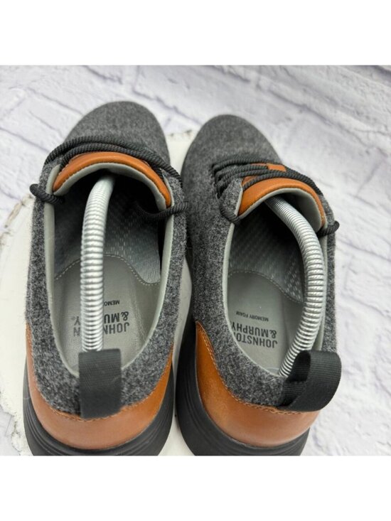 Johnston & Murphy Amherst U-Throat Shoe Dark Gray Wool Casual 25-8939 Men\'s 9M main image 5
